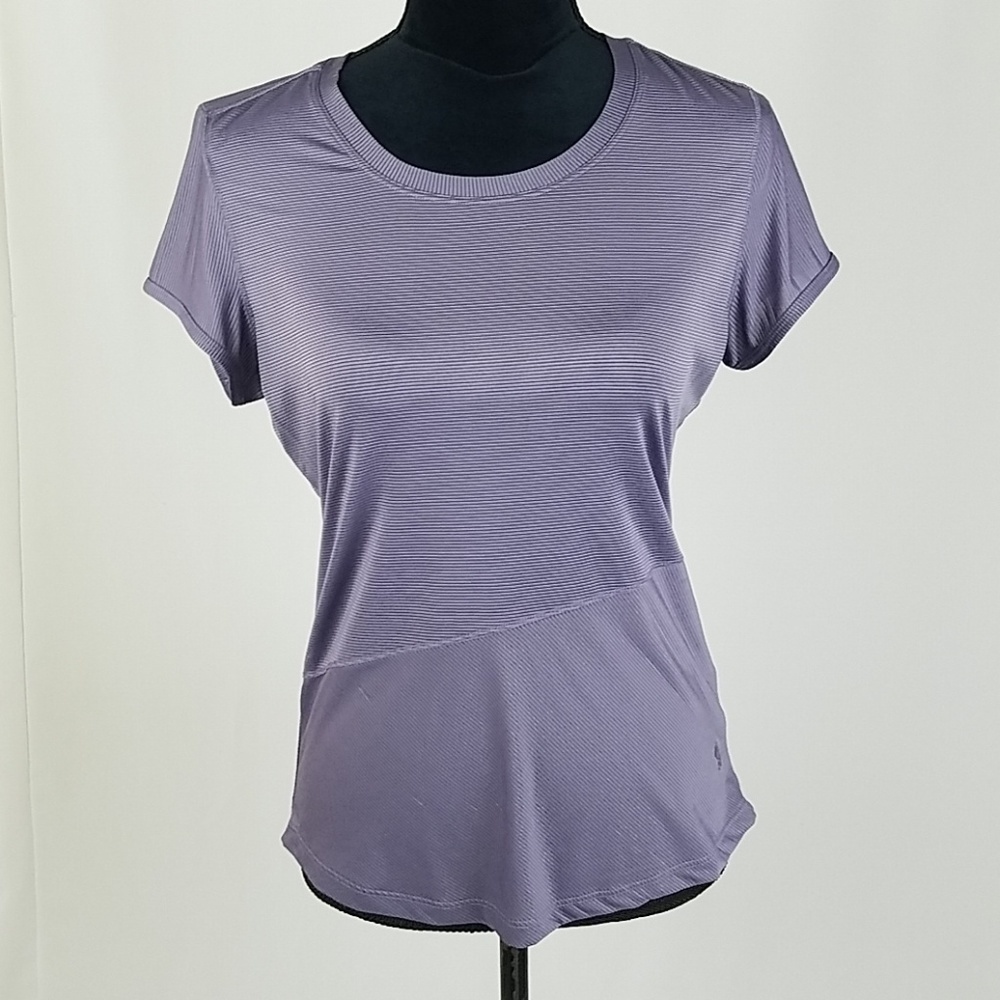 Mountain Hardwear women S/P short sleeve‎ semi sheer athletic top gorpcore